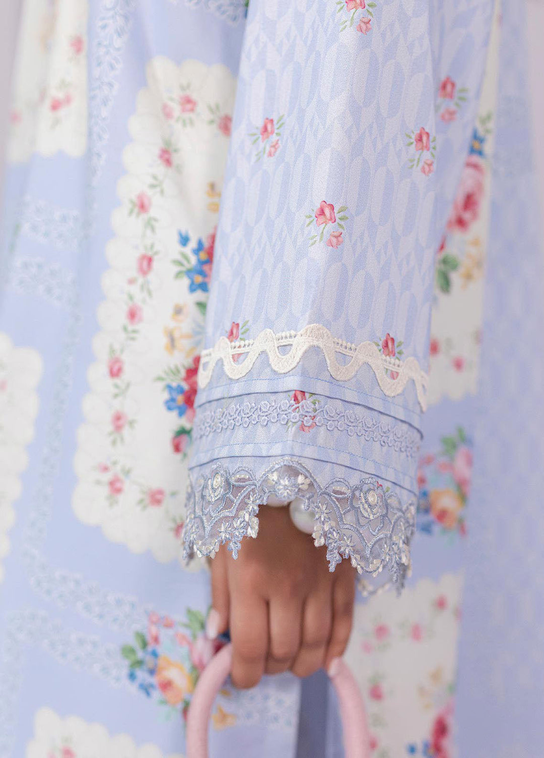 Q Prints by Qalamkar Embroidered Lawn Suits Unstitched 3 Piece QLM25QP D-02 A Esme - Summer Collection