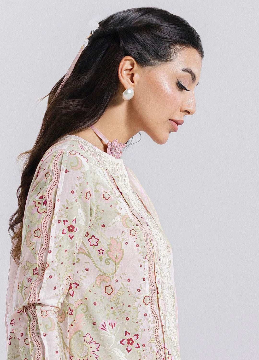 Q Prints by Qalamkar Embroidered Lawn Suits Unstitched 3 Piece QLM25QP D-03 B Mira - Summer Collection