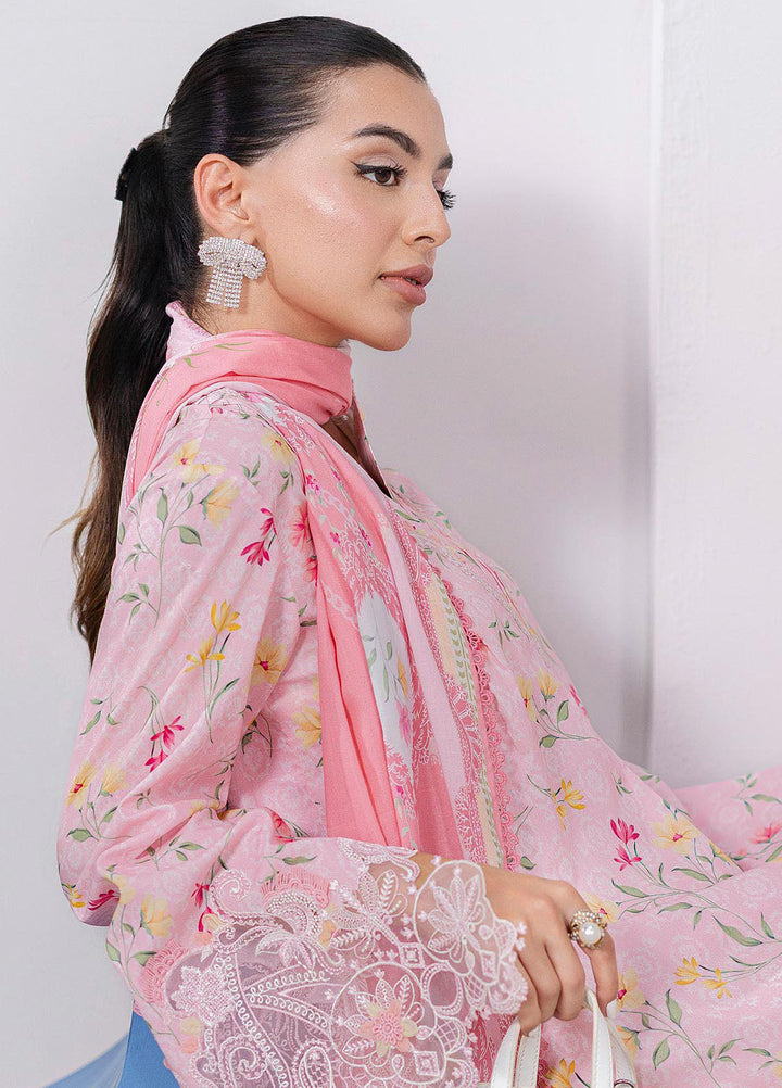 Q Prints by Qalamkar Embroidered Lawn Suits Unstitched 3 Piece QLM25QP D-04 A Vera - Summer Collection