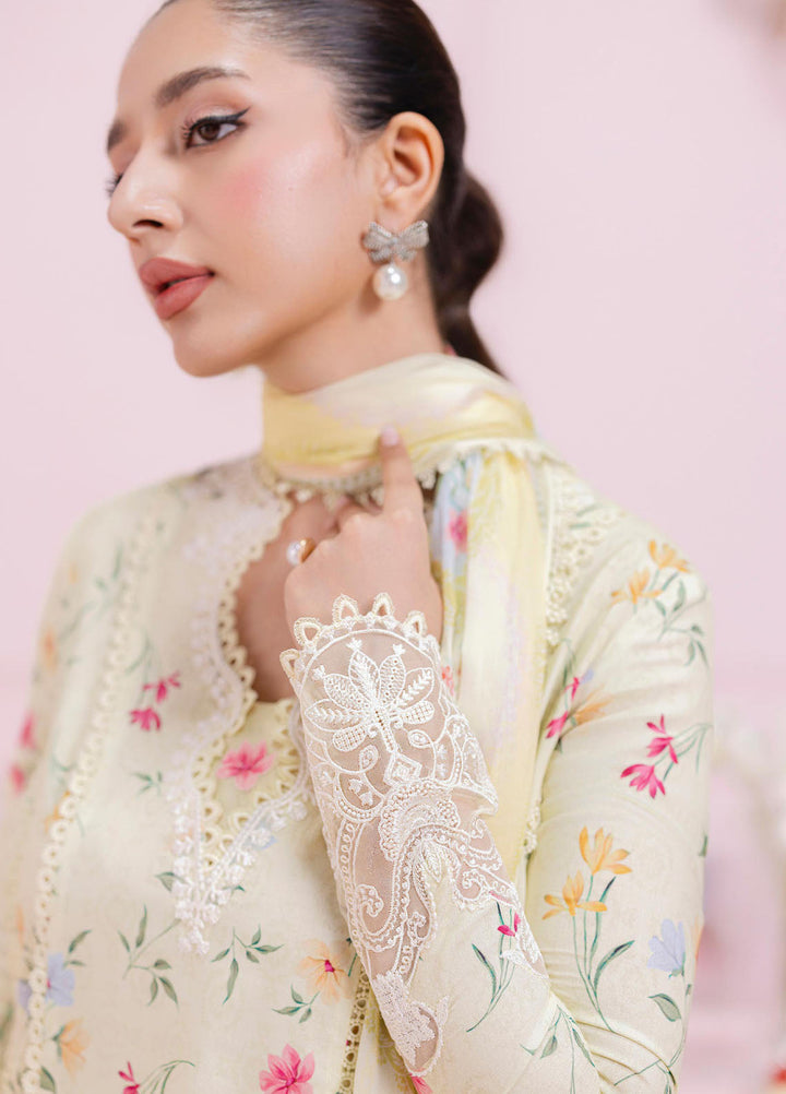 Q Prints by Qalamkar Embroidered Lawn Suits Unstitched 3 Piece QLM25QP D-04 B Laurel - Summer Collection