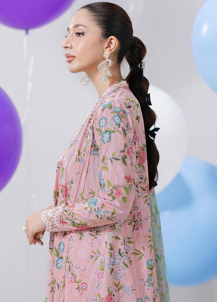 Q Prints by Qalamkar Embroidered Lawn Suits Unstitched 3 Piece QLM25QP D-05 A Zelda - Summer Collection