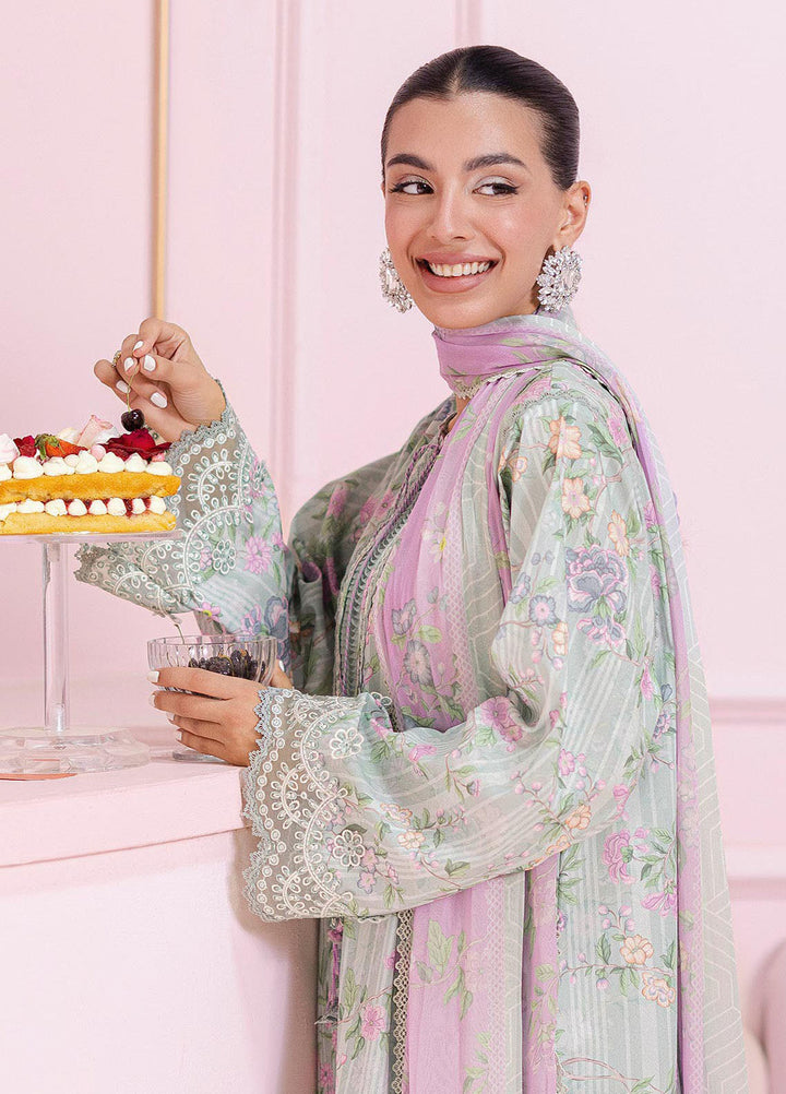 Q Prints by Qalamkar Embroidered Lawn Suits Unstitched 3 Piece QLM25QP D-05 B Greta - Summer Collection
