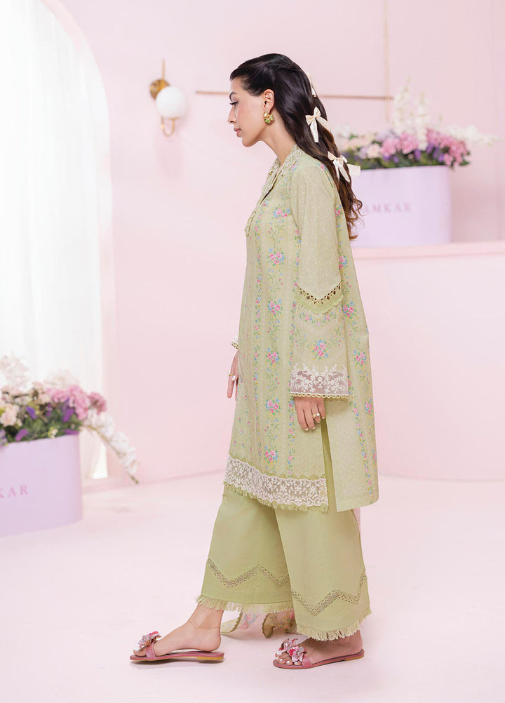 Q Prints by Qalamkar Embroidered Lawn Suits Unstitched 3 Piece QLM25QP D-07 A Xena - Summer Collection