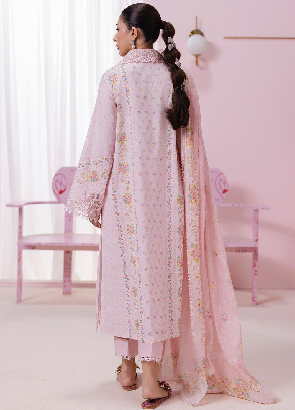 Q Prints by Qalamkar Embroidered Lawn Suits Unstitched 3 Piece QLM25QP D-07 B Eden - Summer Collection