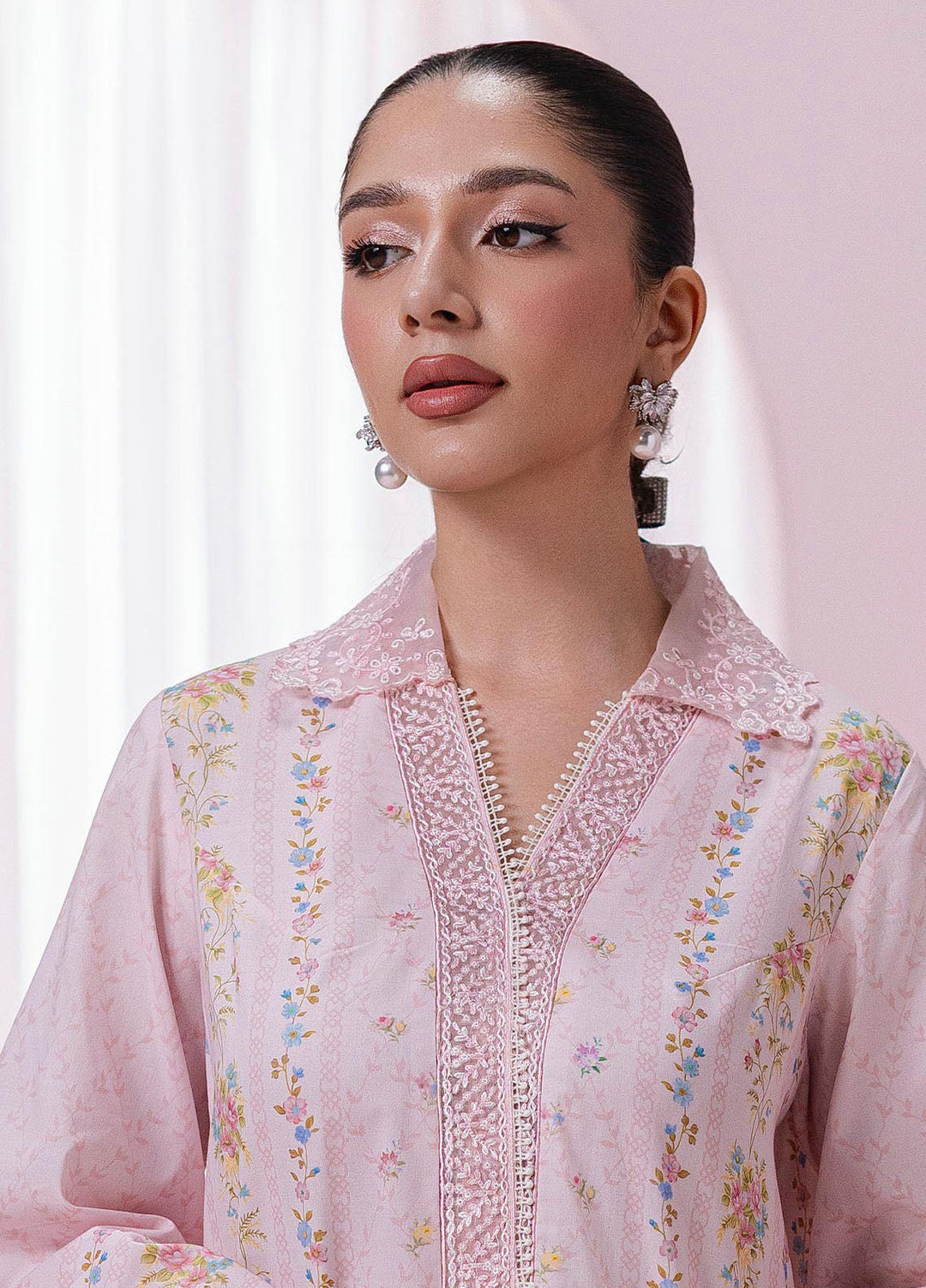 Q Prints by Qalamkar Embroidered Lawn Suits Unstitched 3 Piece QLM25QP D-07 B Eden - Summer Collection