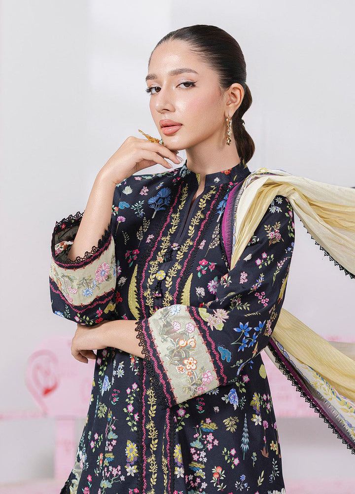 Q Prints by Qalamkar Embroidered Lawn Suits Unstitched 3 Piece QLM25QP D-09 B Paige - Summer Collection