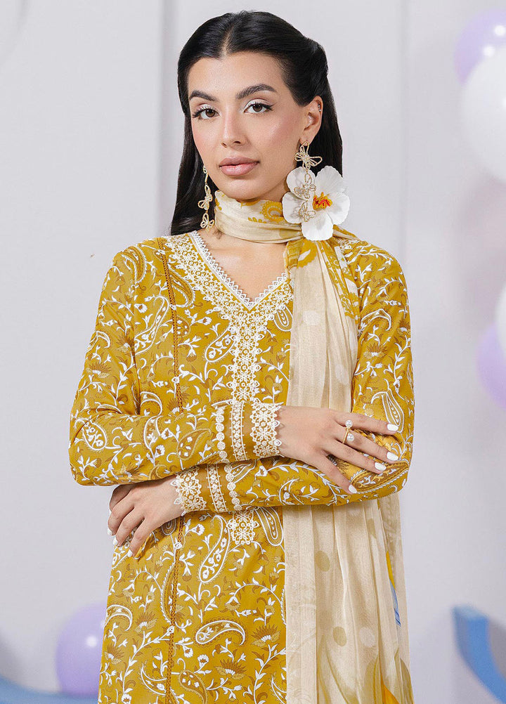 Q Prints by Qalamkar Embroidered Lawn Suits Unstitched 3 Piece QLM25QP D-10 B Adele - Summer Collection