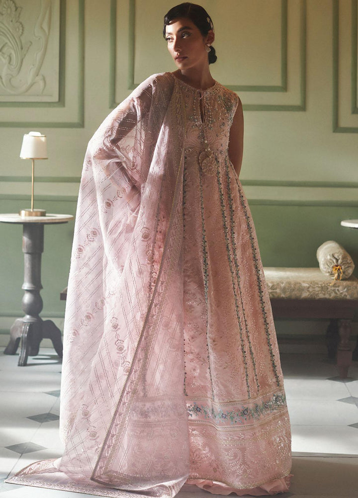 Qala By Mushq Embroidered  Suits Unstitched 4 Piece MQ23Q MCK-01 Zoya - Luxury Festive Collection