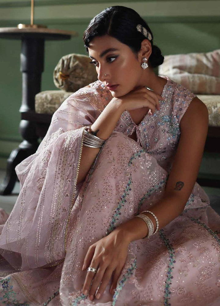 Qala By Mushq Embroidered  Suits Unstitched 4 Piece MQ23Q MCK-01 Zoya - Luxury Festive Collection