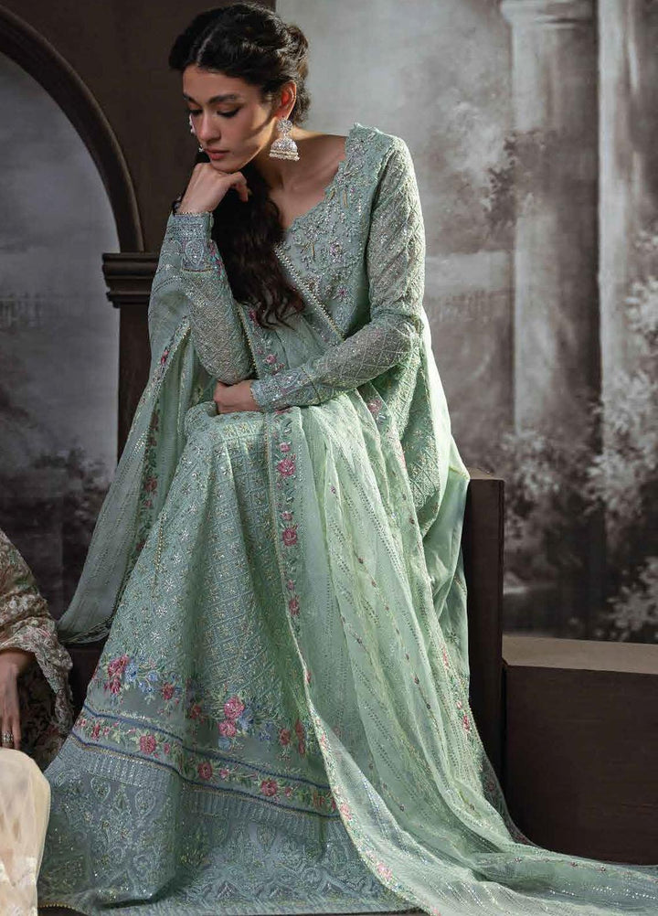 Qala By Mushq Embroidered  Suits Unstitched 4 Piece MQ23Q MCK-02 Haniya - Luxury Festive Collection