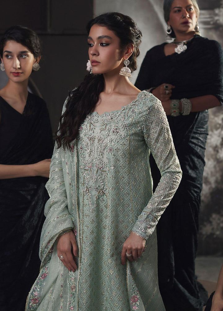 Qala By Mushq Embroidered  Suits Unstitched 4 Piece MQ23Q MCK-02 Haniya - Luxury Festive Collection