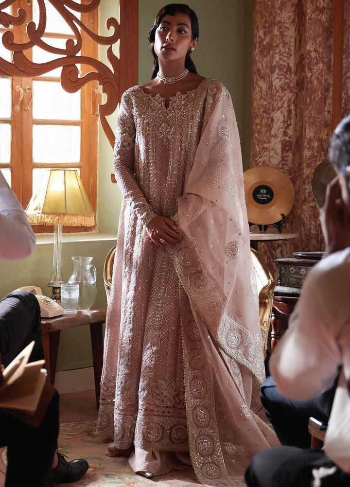 Qala By Mushq Embroidered  Suits Unstitched 4 Piece MQ23Q MCK-03 Inaya - Luxury Festive Collection