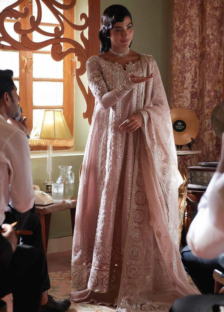 Qala By Mushq Embroidered  Suits Unstitched 4 Piece MQ23Q MCK-03 Inaya - Luxury Festive Collection