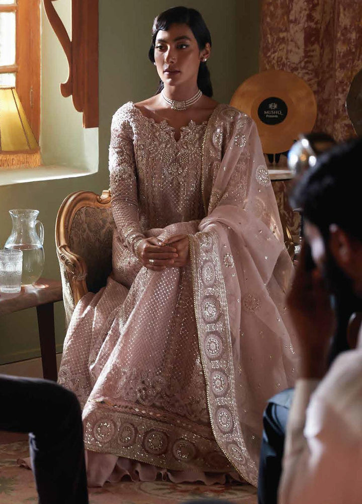 Qala By Mushq Embroidered  Suits Unstitched 4 Piece MQ23Q MCK-03 Inaya - Luxury Festive Collection