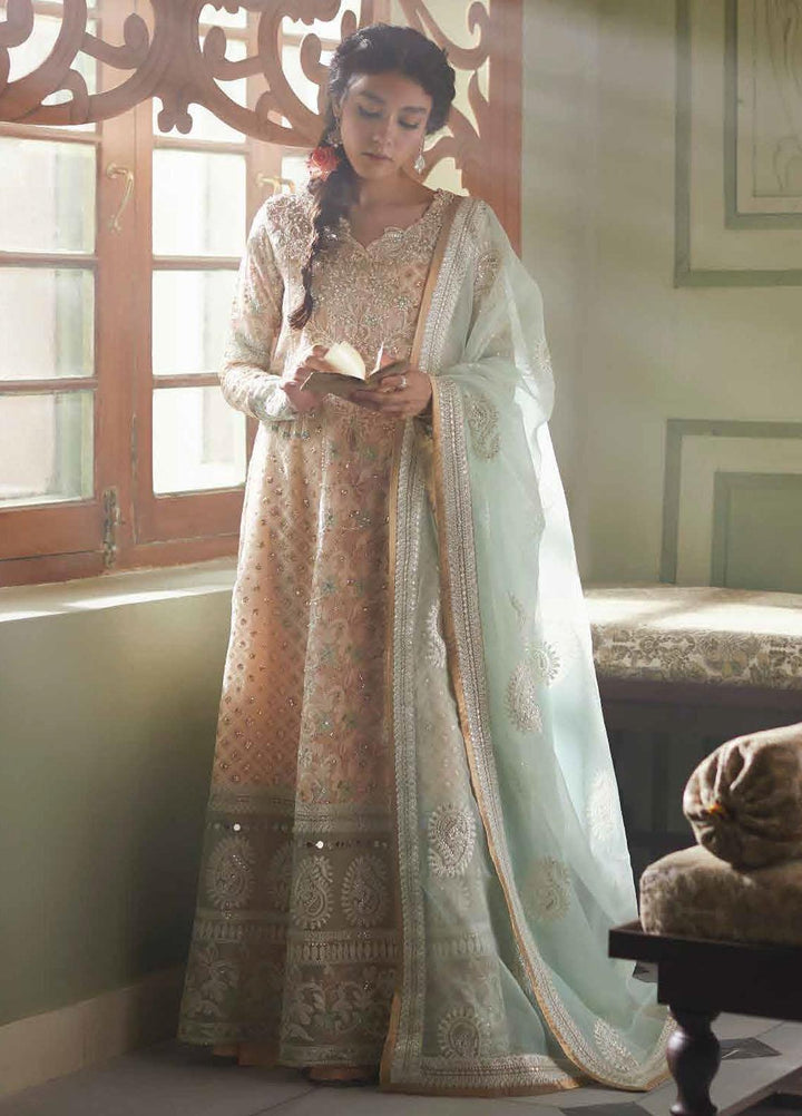 Qala By Mushq Embroidered  Suits Unstitched 4 Piece MQ23Q MCK-04 Amira - Luxury Festive Collection