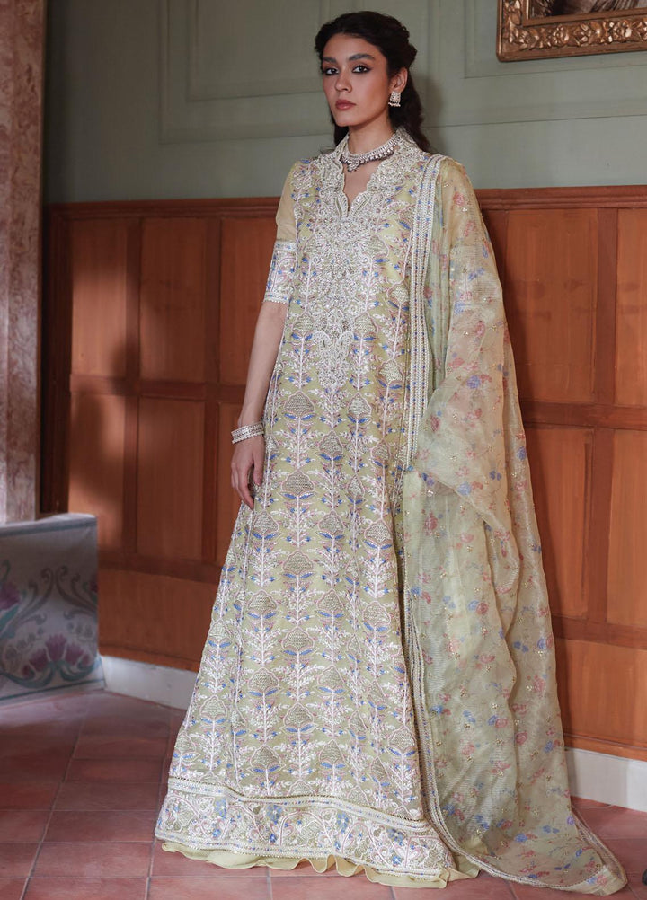 Qala By Mushq Embroidered  Suits Unstitched 4 Piece MQ23Q MCK-08 Dina - Luxury Festive Collection