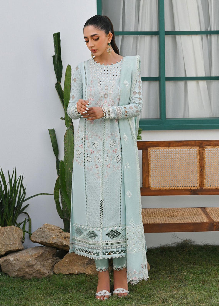 Qalamkar Pret Embroidered Lawn  3 Piece Suit QLM23-CP2 ZP-05 Ariya