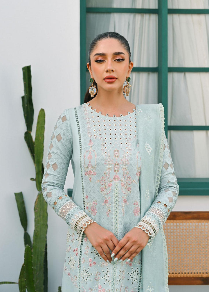 Qalamkar Pret Embroidered Lawn  3 Piece Suit QLM23-CP2 ZP-05 Ariya