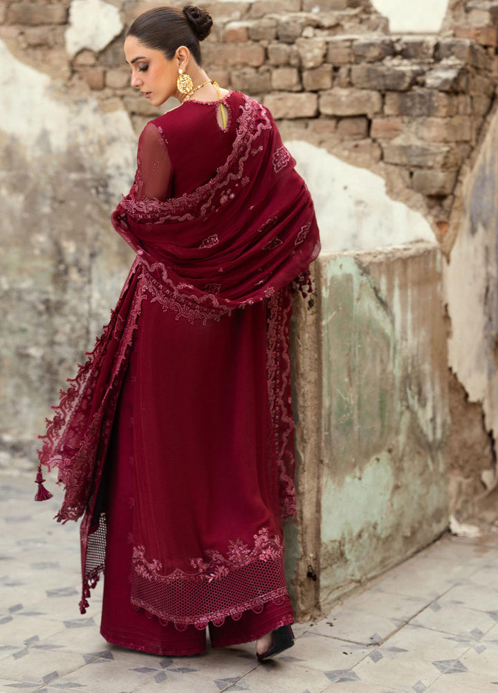 Qalamkar Embroidered Chiffon Suits Unstitched 3 Piece QLM25QC WC-06 Jayne - Formals Collection