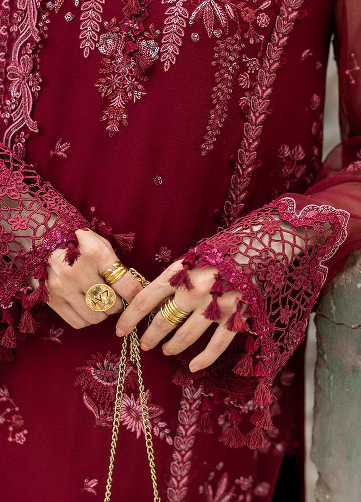 Qalamkar Embroidered Chiffon Suits Unstitched 3 Piece QLM25QC WC-06 Jayne - Formals Collection