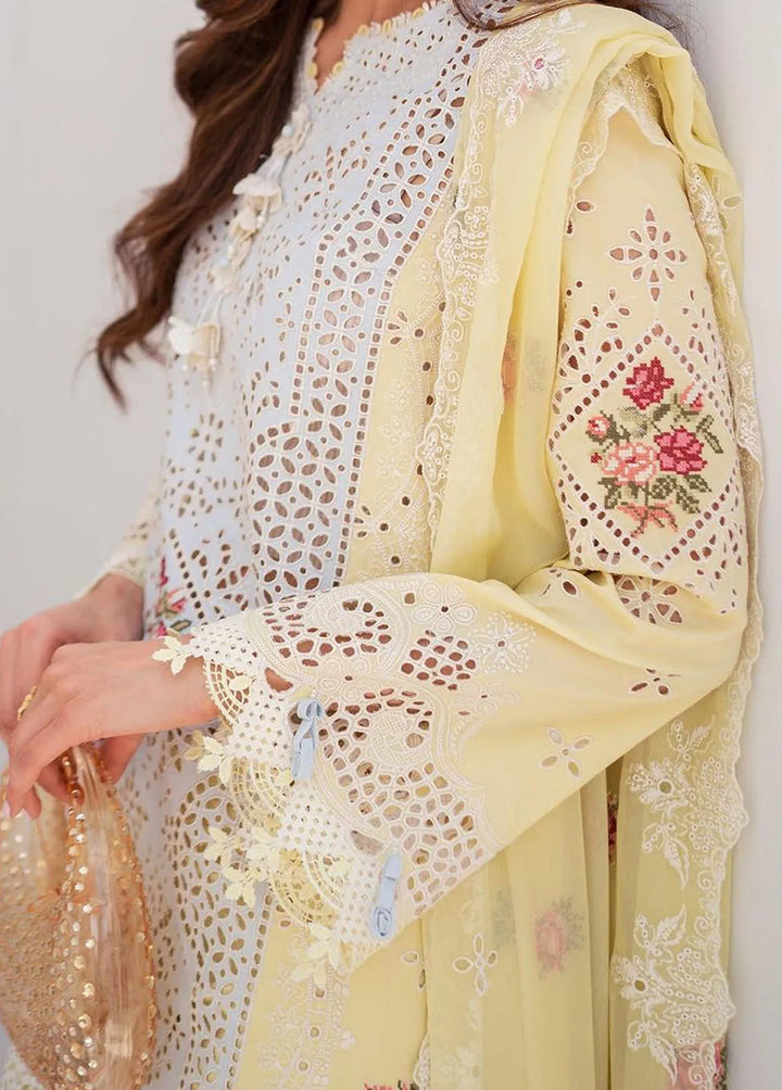 Qalamkar Embroidered Chikankari Suits Unstitched 3 Piece QLM24C KM-01 Niamh - Eid Collection