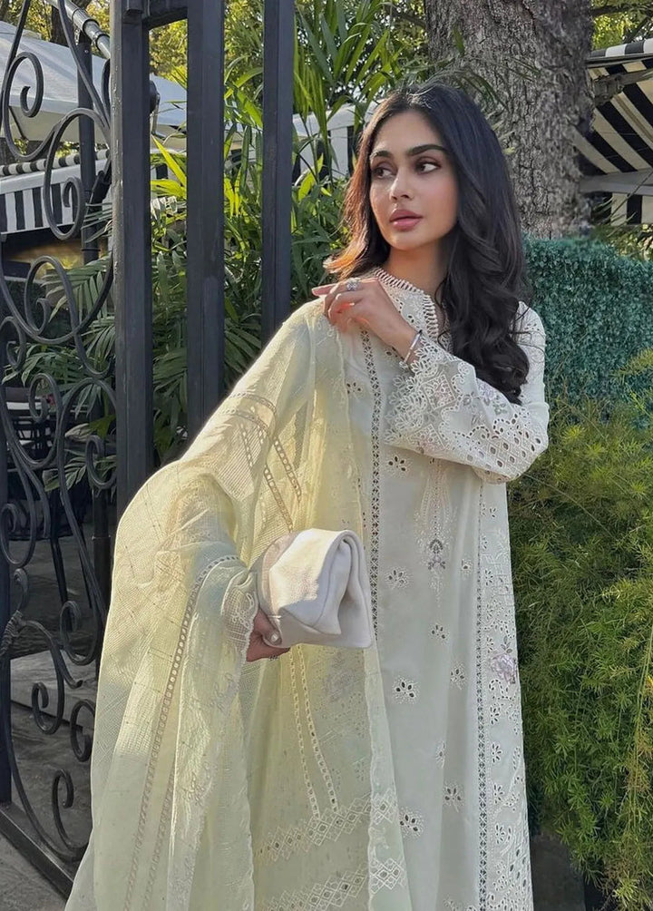 Qalamkar Embroidered Chikankari Suits Unstitched 3 Piece QLM24C KM-04 Sorcha - Eid Collection
