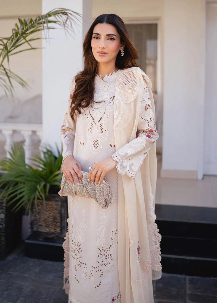 Qalamkar Embroidered Chikankari Suits Unstitched 3 Piece QLM24C KM-07 Caoimhe - Eid Collection