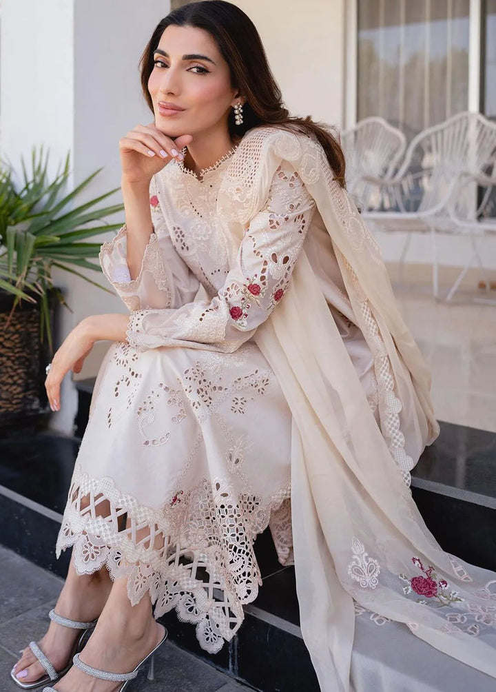 Qalamkar Embroidered Chikankari Suits Unstitched 3 Piece QLM24C KM-07 Caoimhe - Eid Collection
