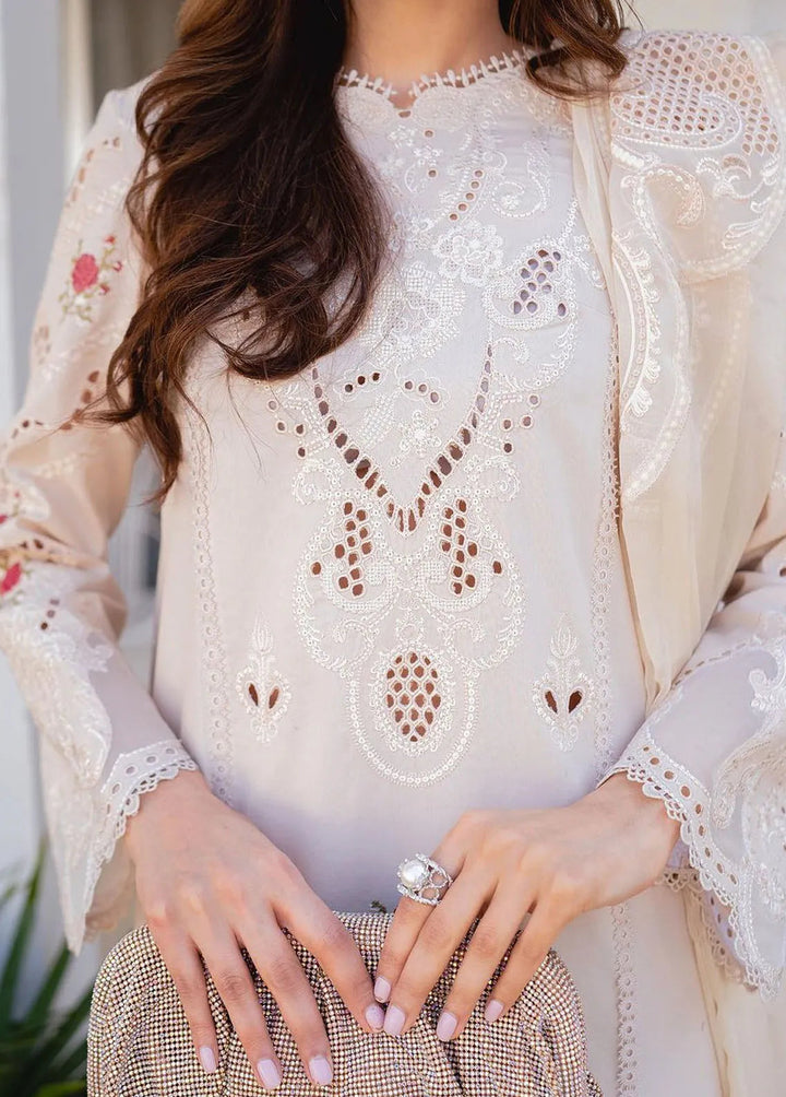 Qalamkar Embroidered Chikankari Suits Unstitched 3 Piece QLM24C KM-07 Caoimhe - Eid Collection