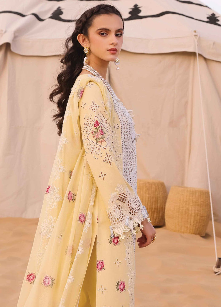 Qalamkar Embroidered Chikankari Suits Unstitched 3 Piece QLM24C KM-01 Niamh - Eid Collection