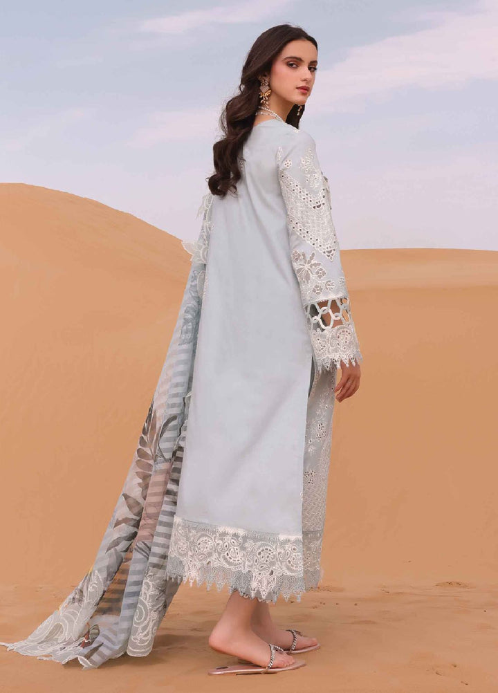 Qalamkar Embroidered Chikankari Suits Unstitched 3 Piece QLM24C KM-06 Apolline - Eid Collection