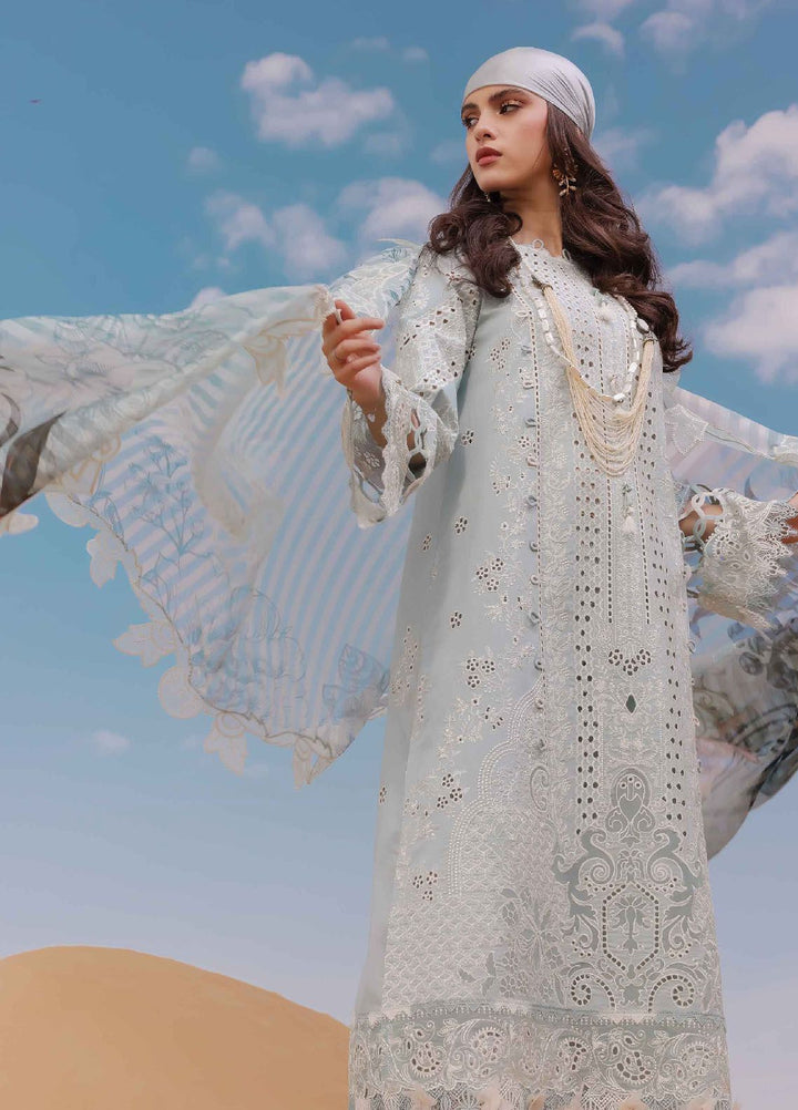 Qalamkar Embroidered Chikankari Suits Unstitched 3 Piece QLM24C KM-06 Apolline - Eid Collection