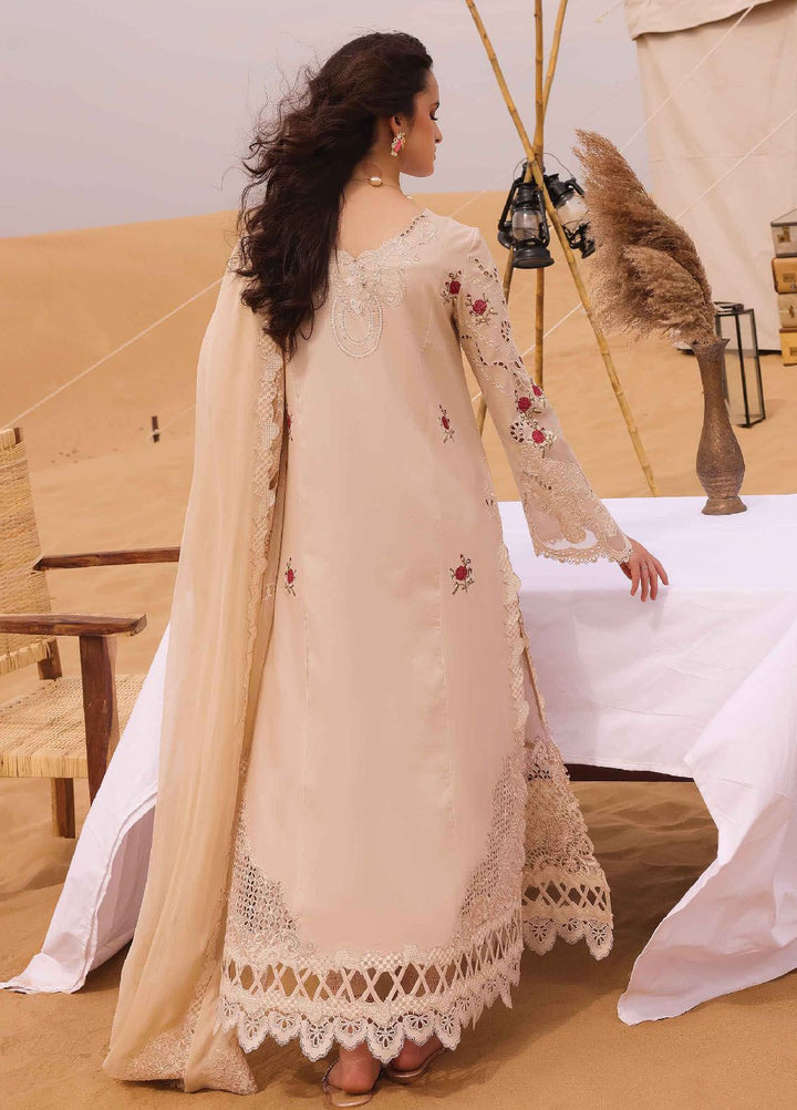 Qalamkar Embroidered Chikankari Suits Unstitched 3 Piece QLM24C KM-07 Caoimhe - Eid Collection