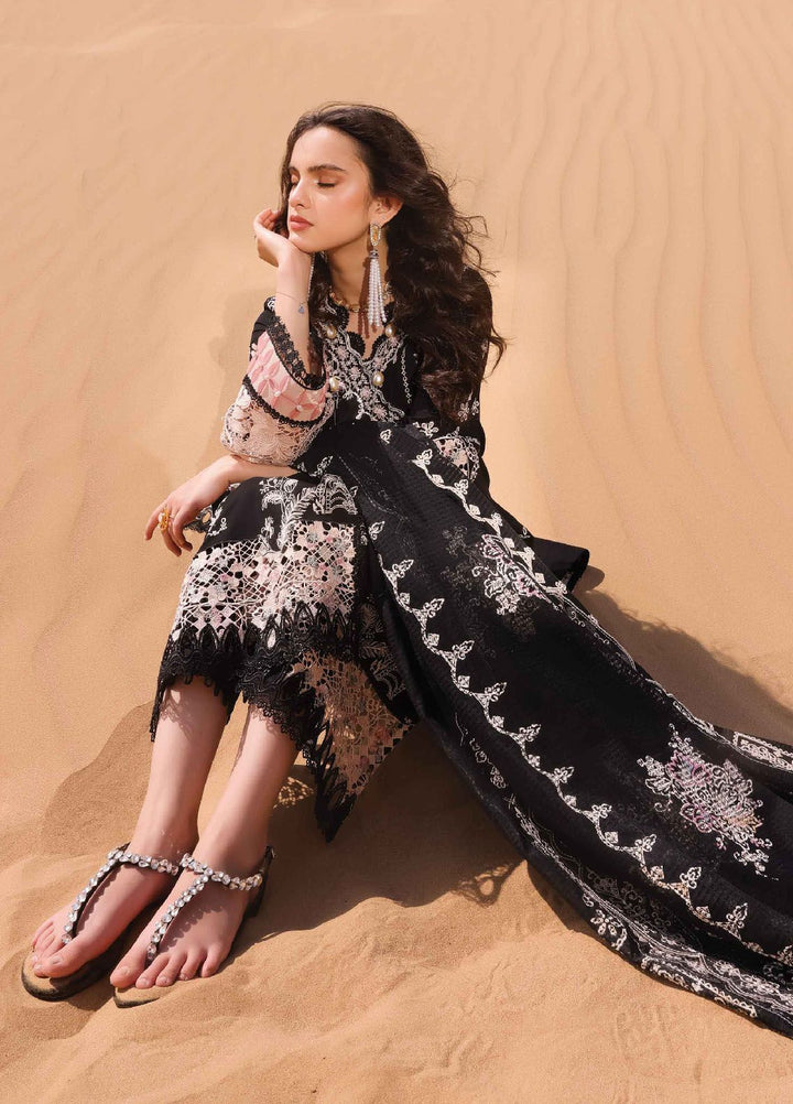 Qalamkar Embroidered Chikankari Suits Unstitched 3 Piece QLM24C KM-08 Lise - Eid Collection