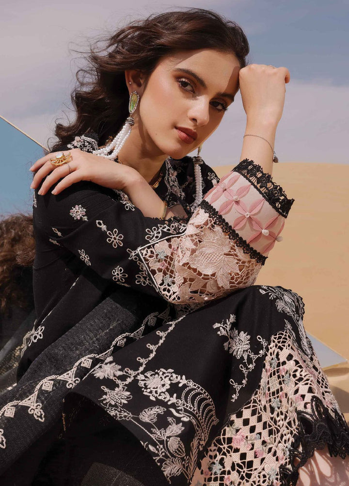 Qalamkar Embroidered Chikankari Suits Unstitched 3 Piece QLM24C KM-08 Lise - Eid Collection