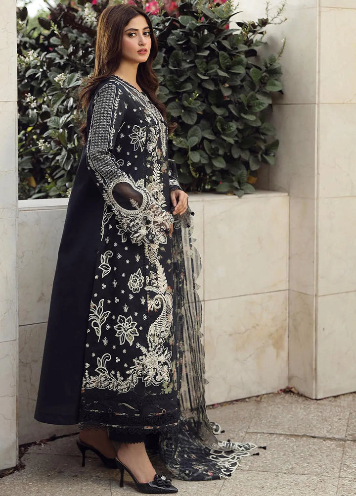 Qalamkar Embroidered Lawn Suit Unstitched 3 Piece QLM24F PS-07 Hamna - Festive Collection
