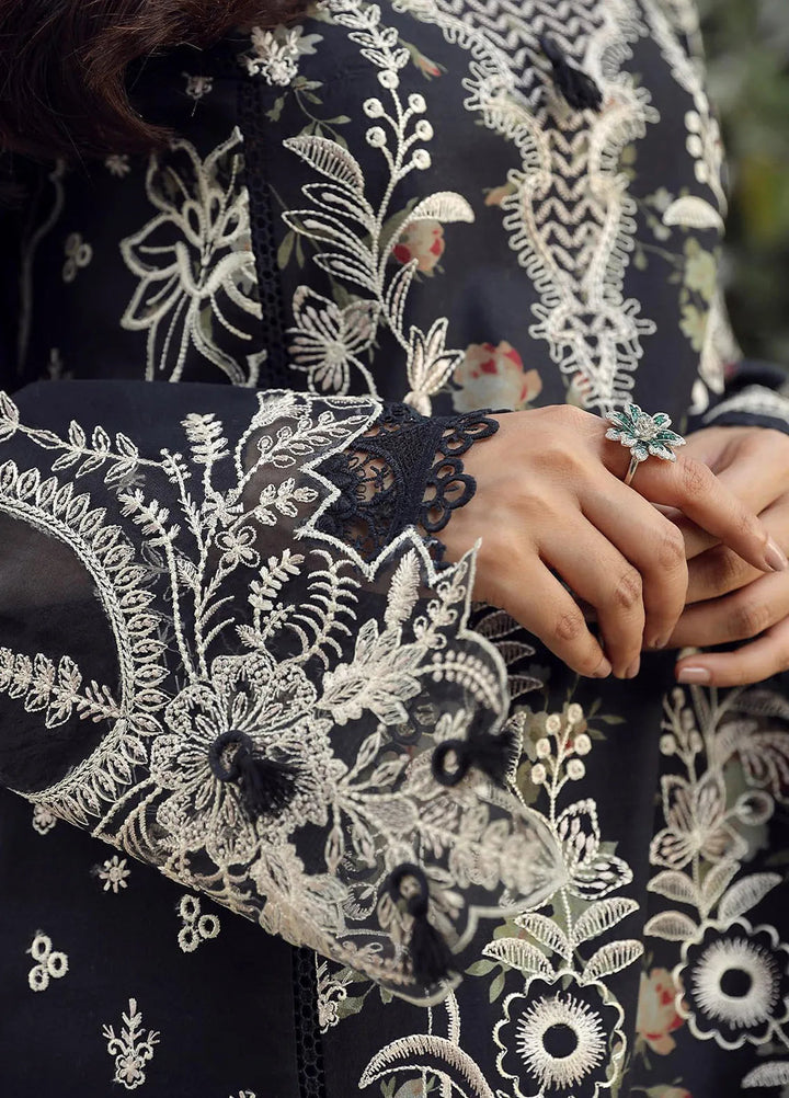 Qalamkar Embroidered Lawn Suit Unstitched 3 Piece QLM24F PS-07 Hamna - Festive Collection