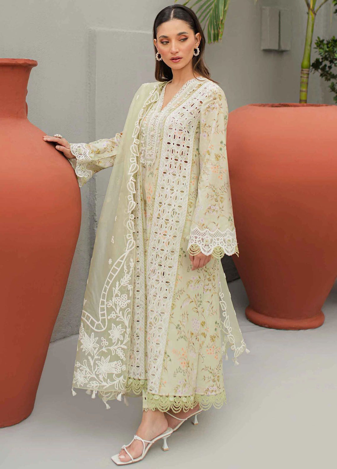 Qalamkar Embroidered Lawn Suits Unstitched 3 Piece QLM24Q JK-01 Eulalia - Summer Collection