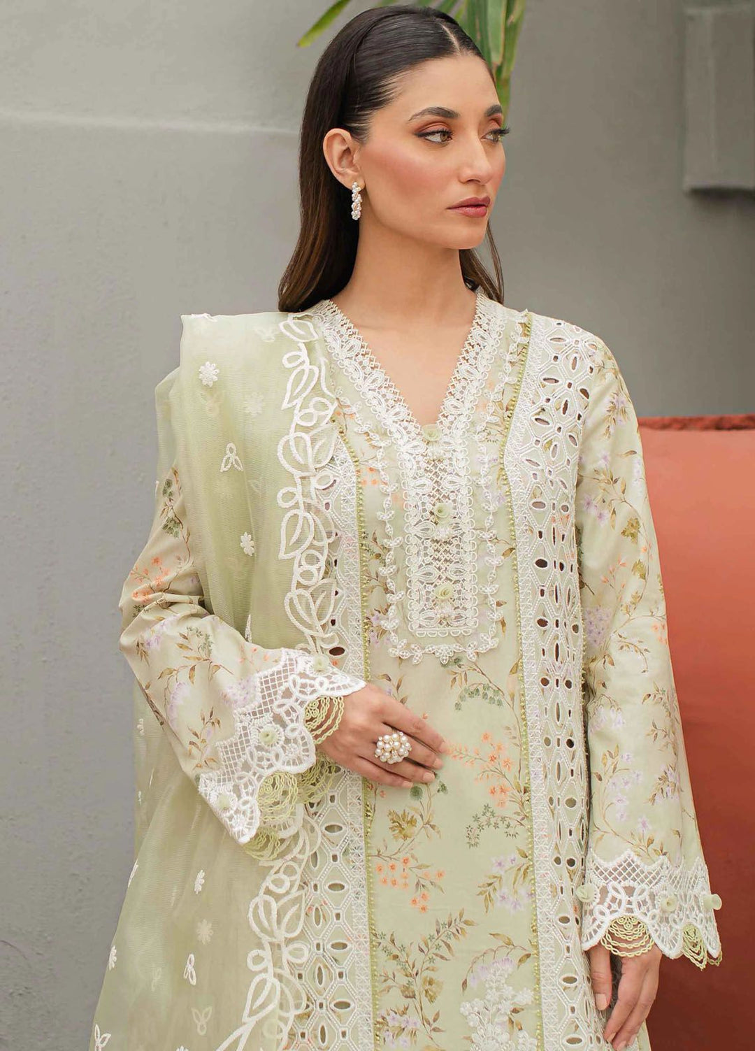 Qalamkar Embroidered Lawn Suits Unstitched 3 Piece QLM24Q JK-01 Eulalia - Summer Collection
