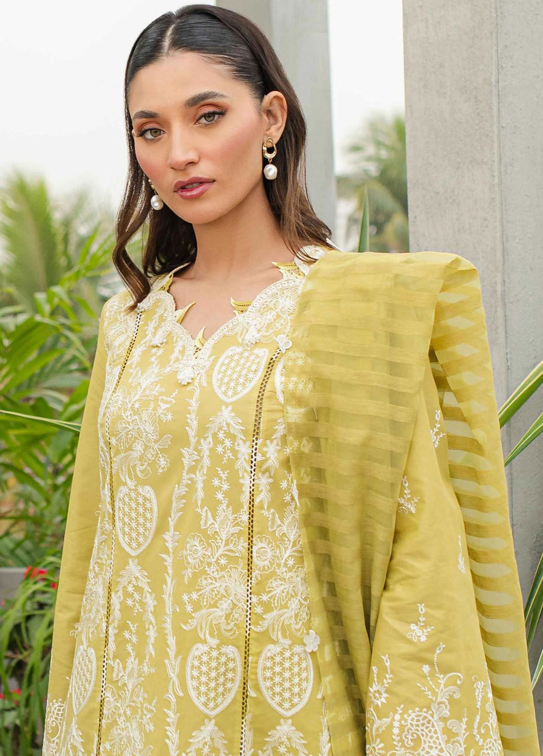 Qalamkar Embroidered Lawn Suits Unstitched 3 Piece QLM24Q JK-02 Melis - Summer Collection