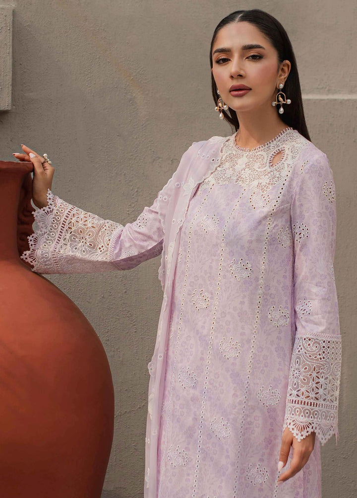 Qalamkar Embroidered Lawn Suits Unstitched 3 Piece QLM24Q JK-03 Lysa - Summer Collection