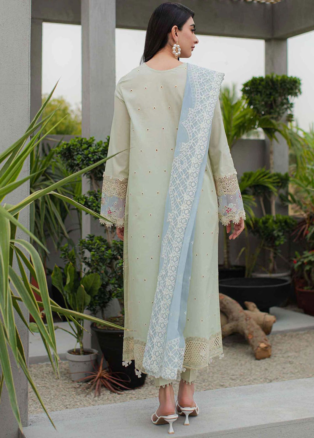 Qalamkar Embroidered Lawn Suits Unstitched 3 Piece QLM24Q JK-04 Aster - Summer Collection