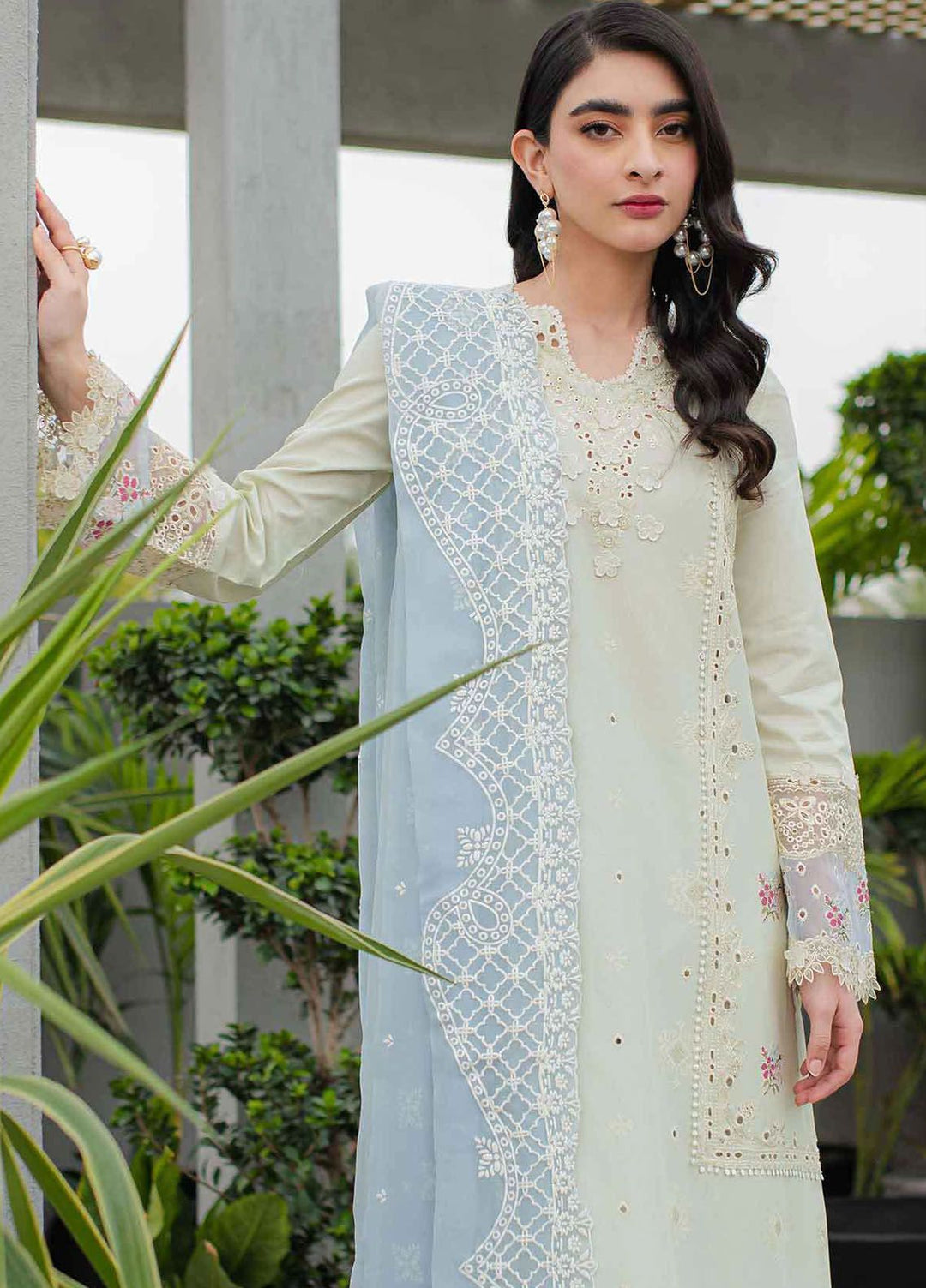 Qalamkar Embroidered Lawn Suits Unstitched 3 Piece QLM24Q JK-04 Aster - Summer Collection