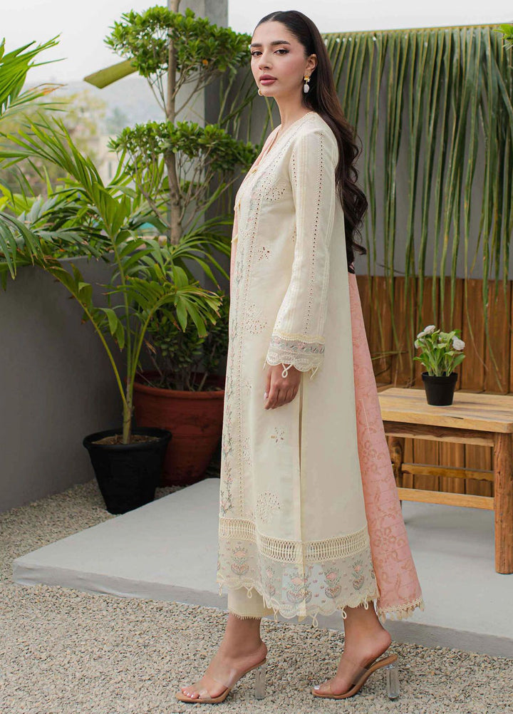 Qalamkar Embroidered Lawn Suits Unstitched 3 Piece QLM24Q JK-05 Meliora - Summer Collection