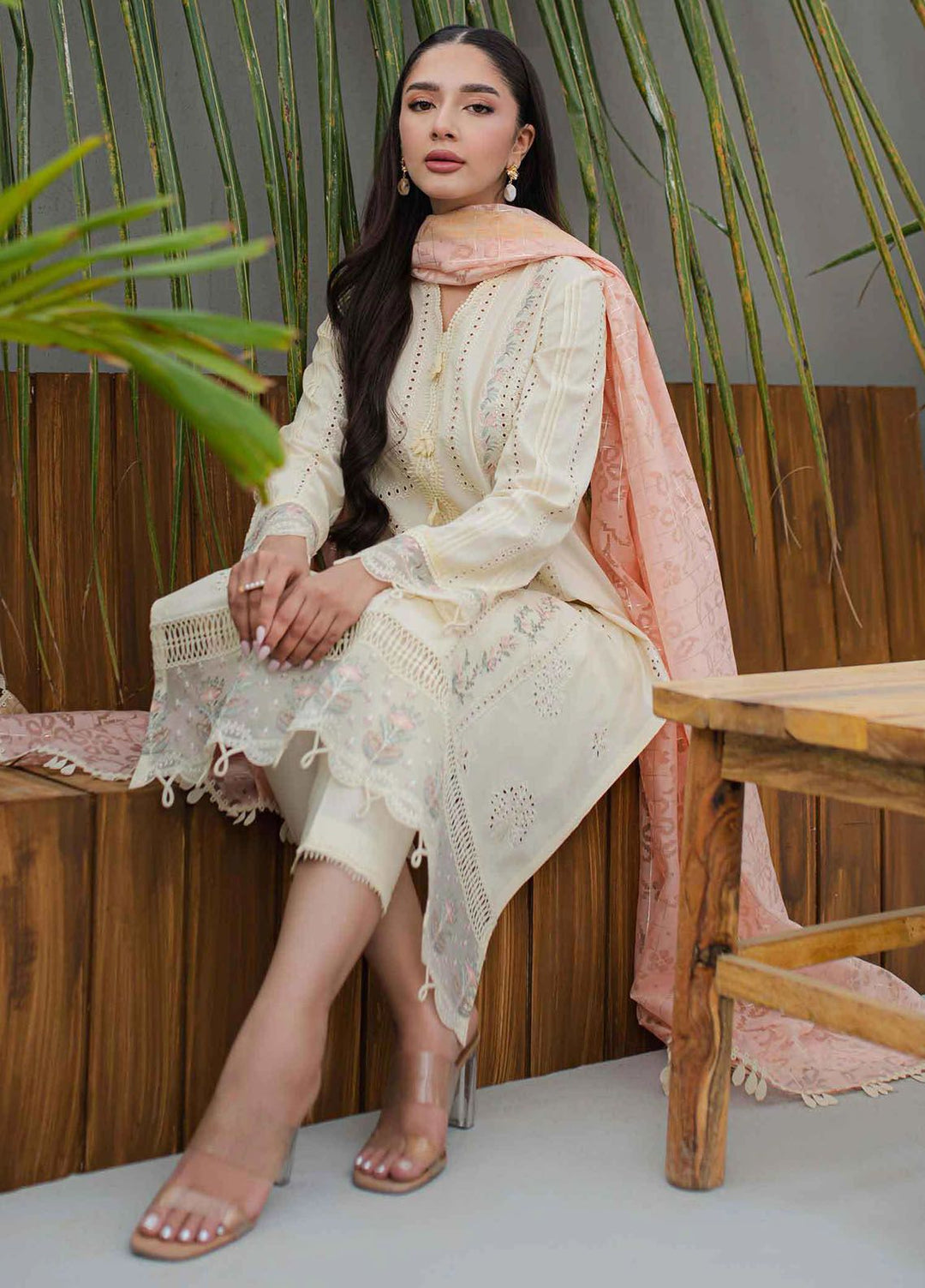 Qalamkar Embroidered Lawn Suits Unstitched 3 Piece QLM24Q JK-05 Meliora - Summer Collection