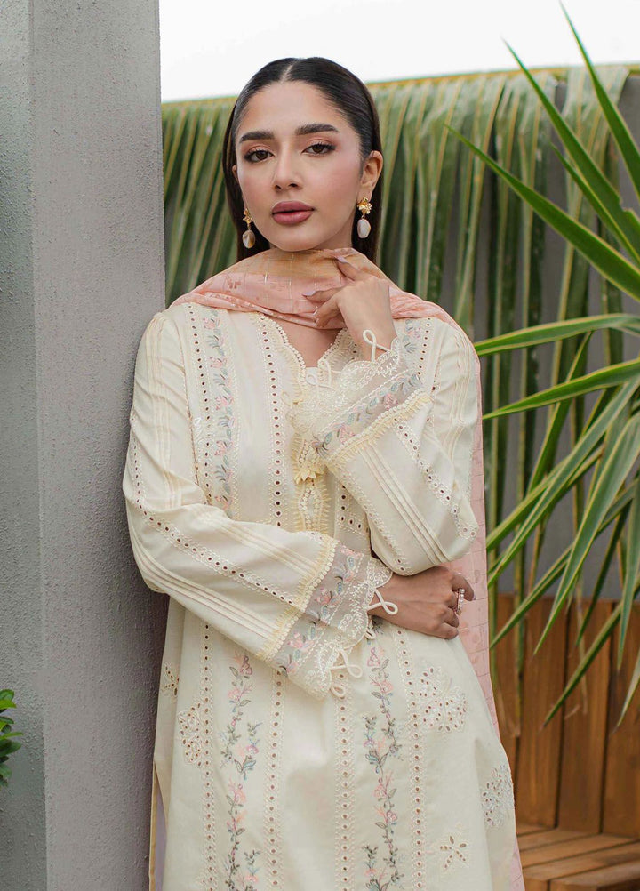 Qalamkar Embroidered Lawn Suits Unstitched 3 Piece QLM24Q JK-05 Meliora - Summer Collection