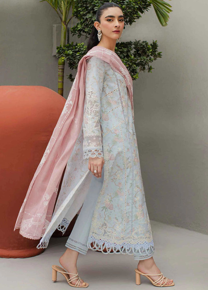 Qalamkar Embroidered Lawn Suits Unstitched 3 Piece QLM24Q JK-06 Octavia - Summer Collection