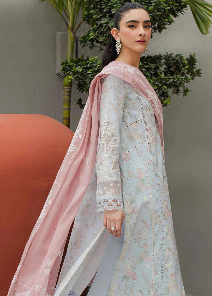 Qalamkar Embroidered Lawn Suits Unstitched 3 Piece QLM24Q JK-06 Octavia - Summer Collection