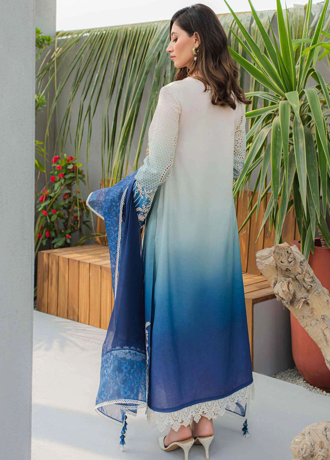 Qalamkar Embroidered Lawn Suits Unstitched 3 Piece QLM24Q JK-07 Elza - Summer Collection