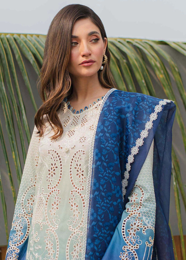 Qalamkar Embroidered Lawn Suits Unstitched 3 Piece QLM24Q JK-07 Elza - Summer Collection